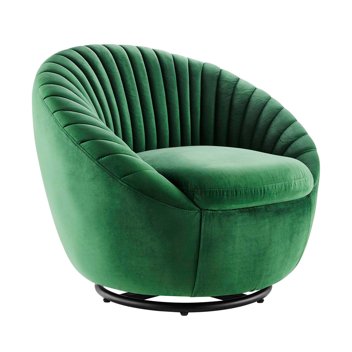 32 Inch Performance Velvet Swivel Chair