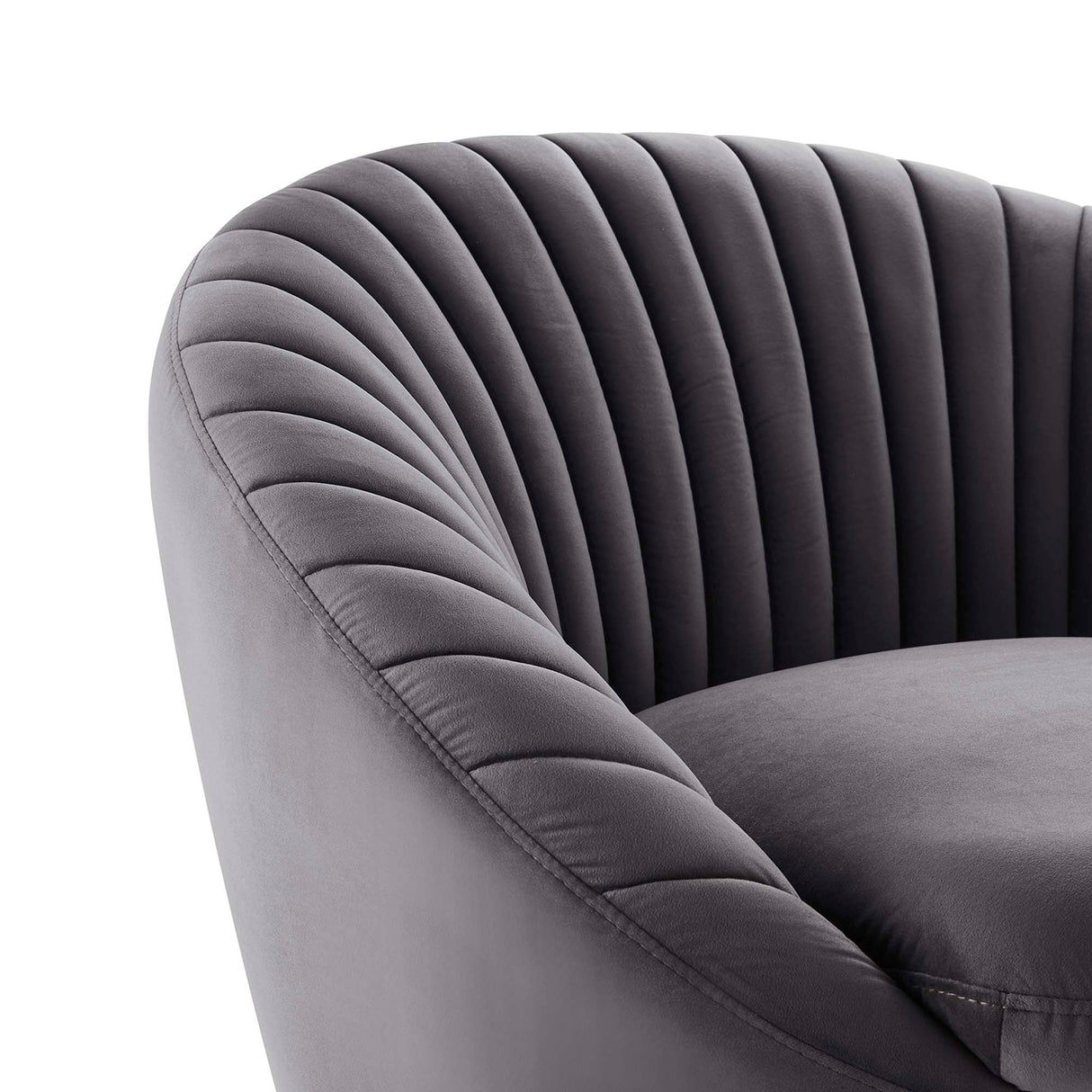 32 Inch Performance Velvet Swivel Chair