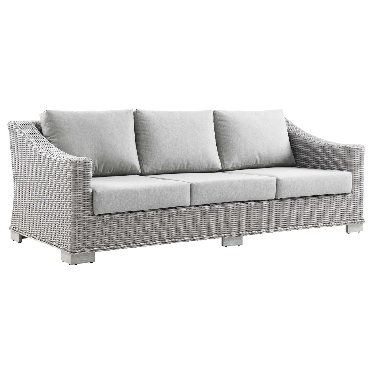 4-Piece Wicker Patio Furniture Set for Outdoor Seating and Conversation Areas