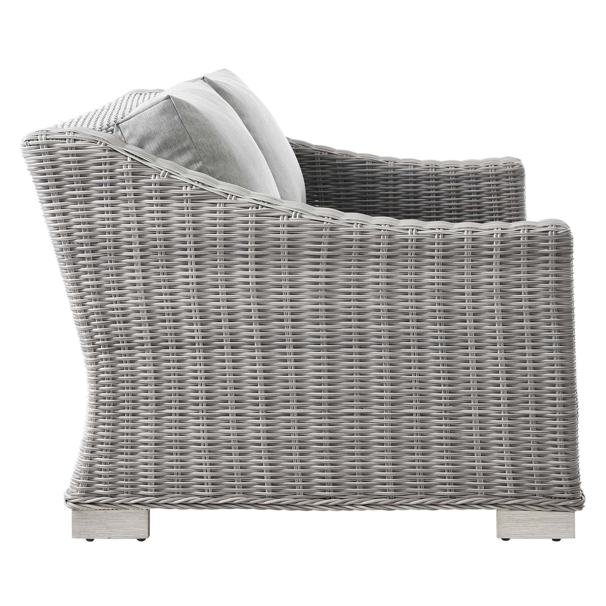 4-Piece Wicker Patio Furniture Set for Outdoor Seating and Conversation Areas