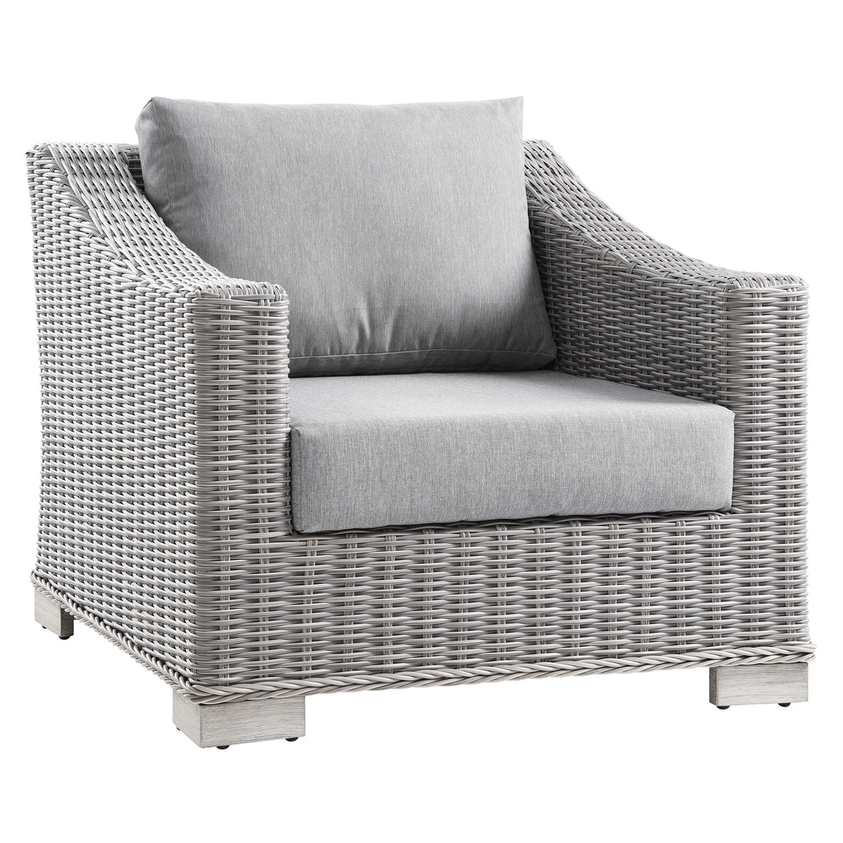 4-Piece Wicker Patio Furniture Set for Outdoor Seating and Conversation Areas