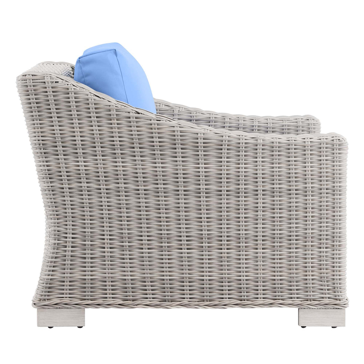 4-Piece Wicker Patio Furniture Set for Outdoor Seating and Conversation Areas