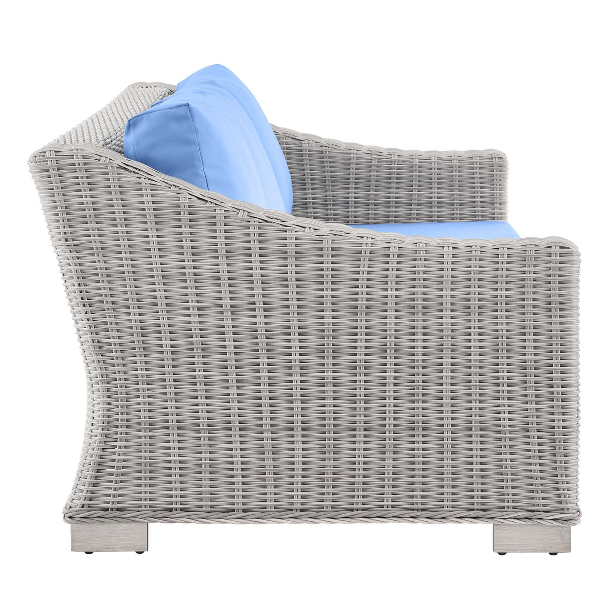 4-Piece Wicker Patio Furniture Set for Outdoor Seating and Conversation Areas