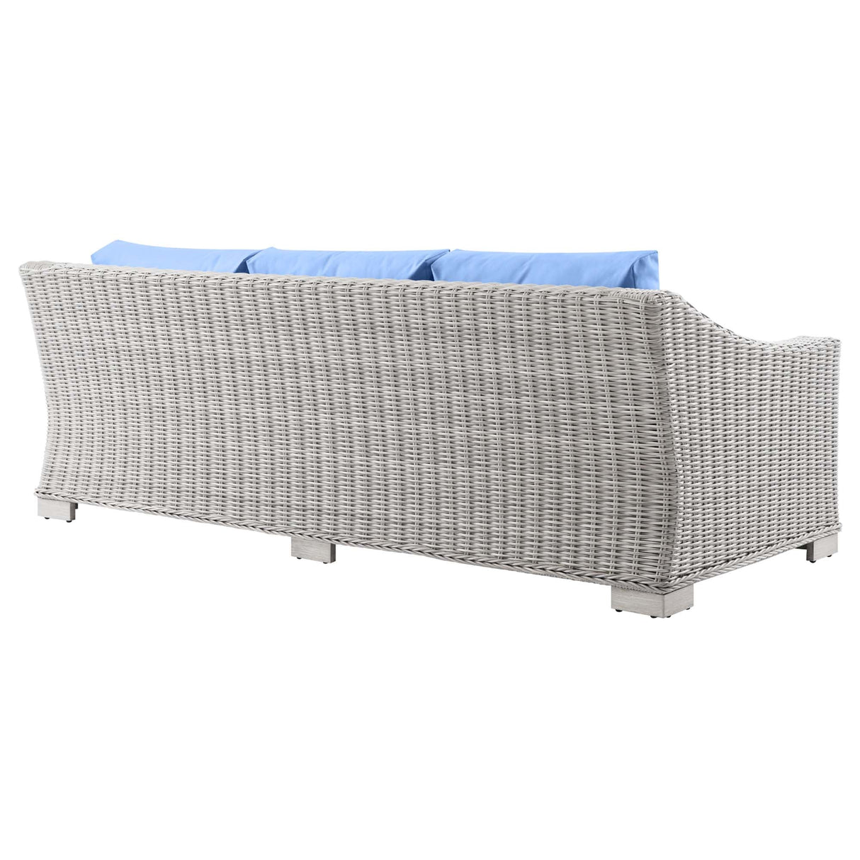 4-Piece Wicker Patio Furniture Set for Outdoor Seating and Conversation Areas