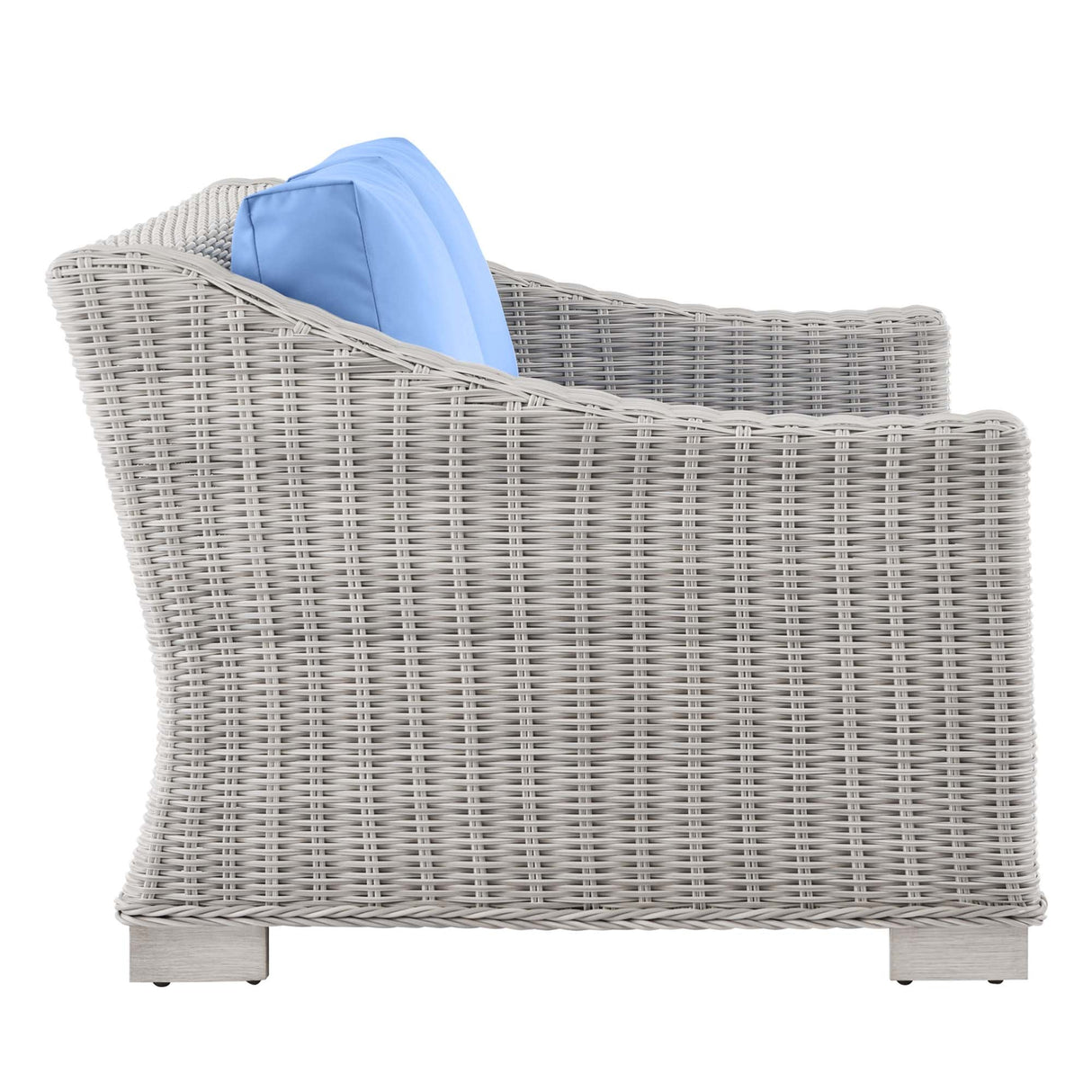 4-Piece Wicker Patio Furniture Set for Outdoor Seating and Conversation Areas