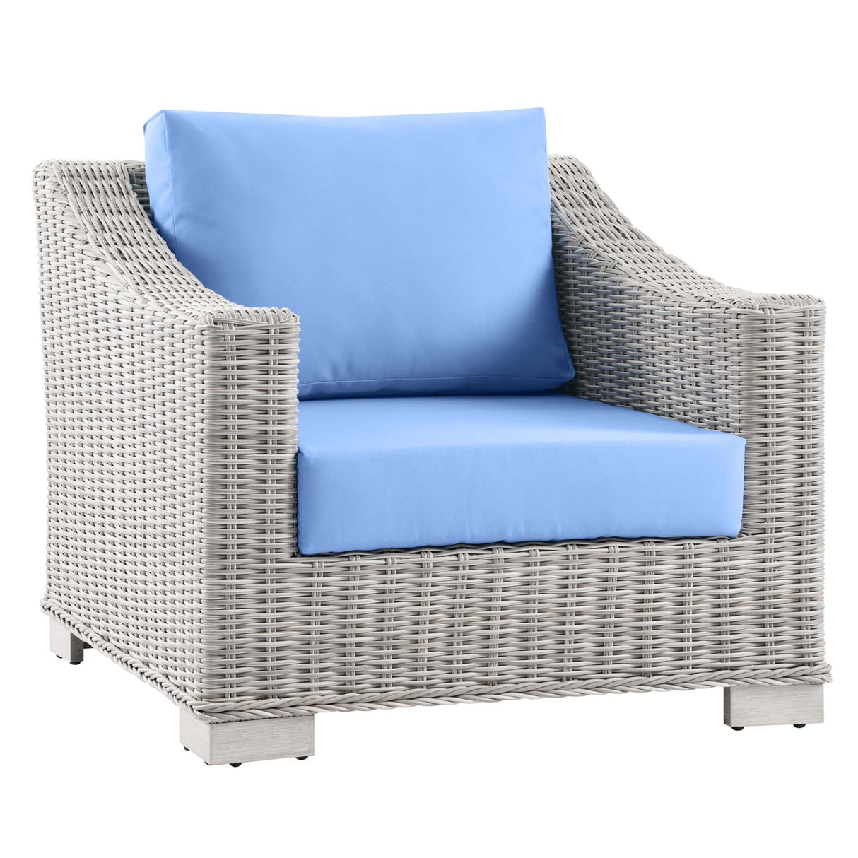 4-Piece Wicker Patio Furniture Set for Outdoor Seating and Conversation Areas