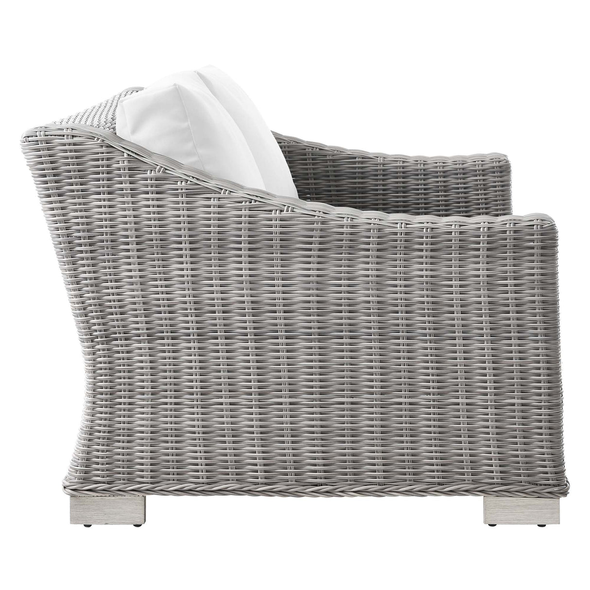 4-Piece Wicker Patio Furniture Set for Outdoor Seating and Conversation Areas