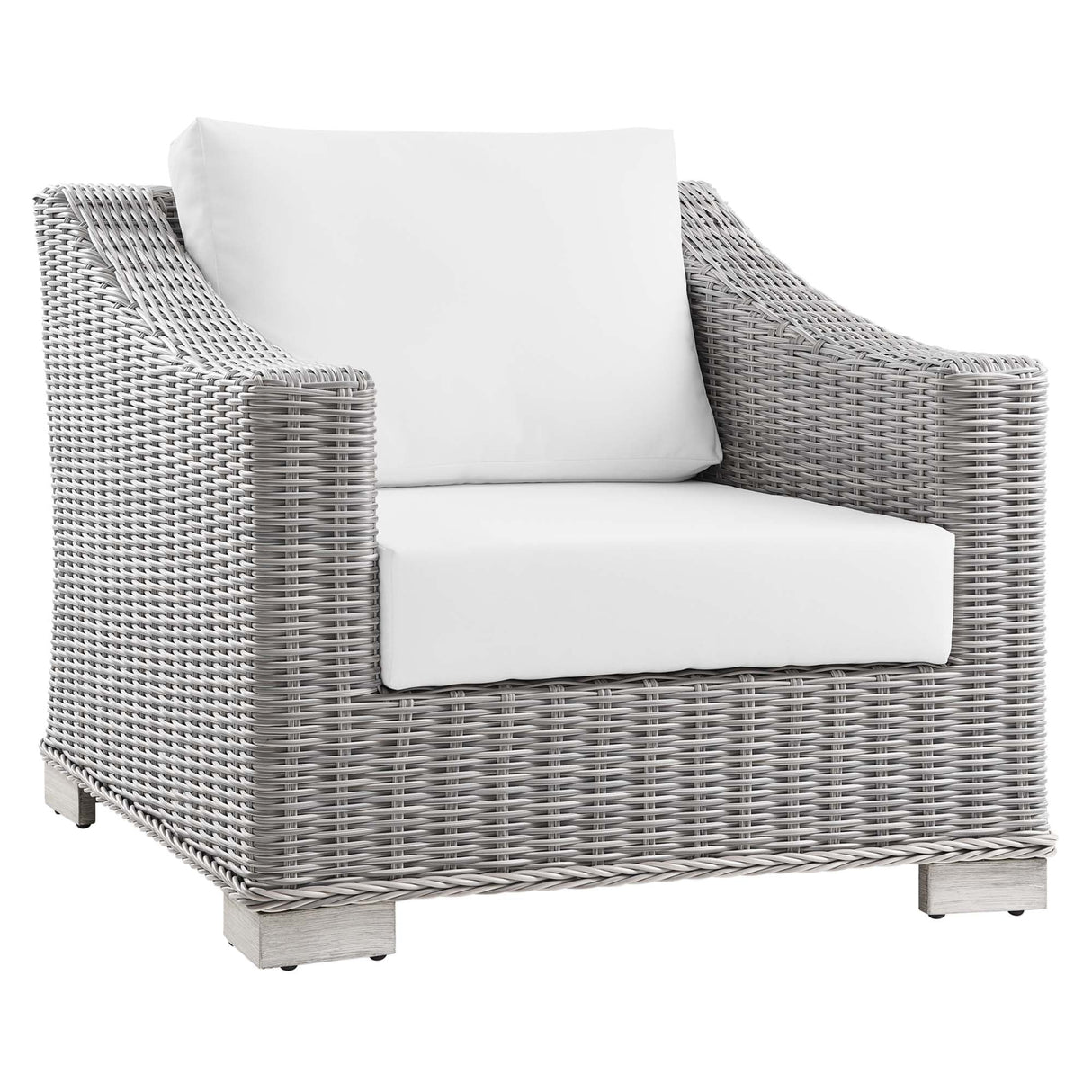 4-Piece Wicker Patio Furniture Set for Outdoor Seating and Conversation Areas