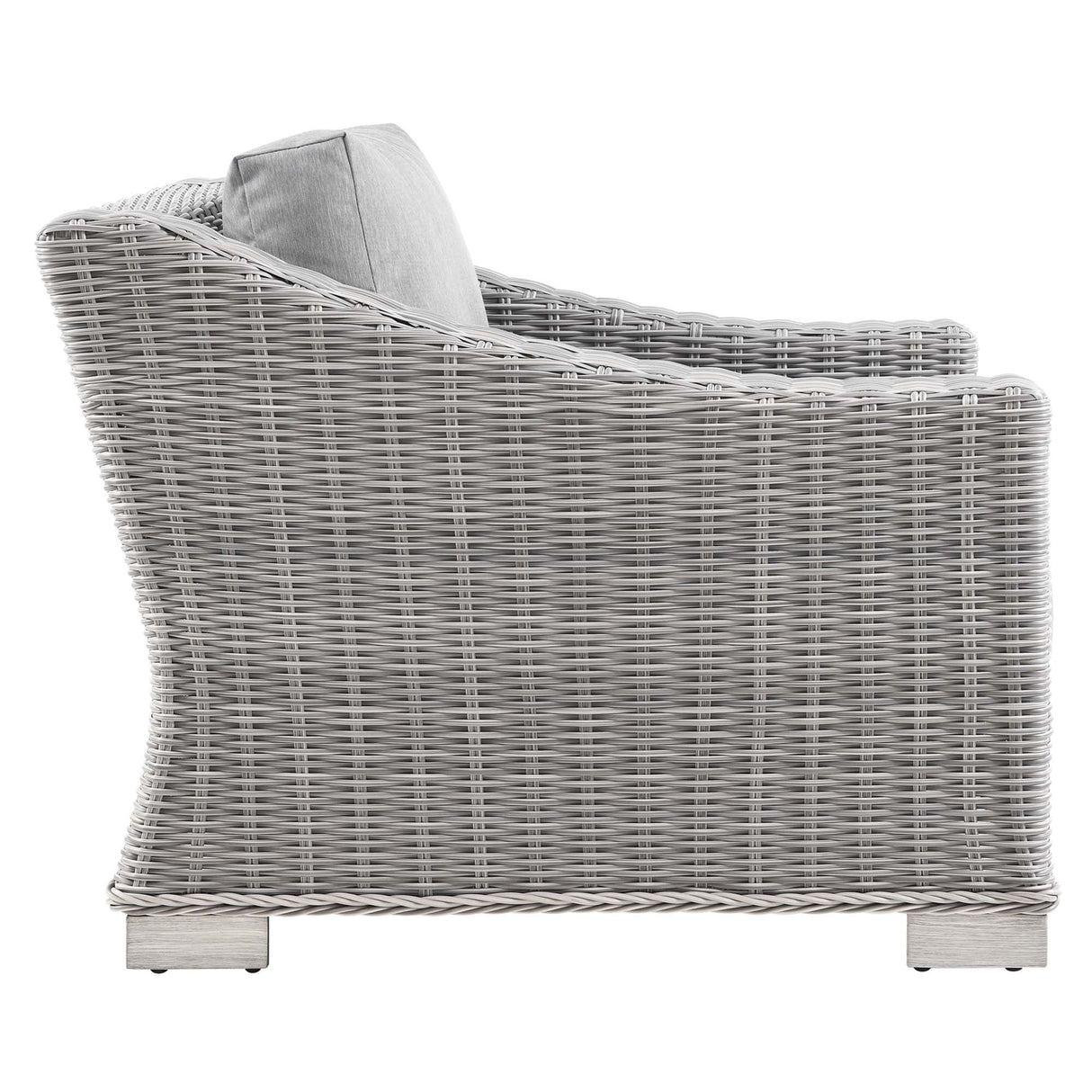 5-Piece Wicker Rattan Outdoor Patio Furniture Set with Sofa, Chairs and Table