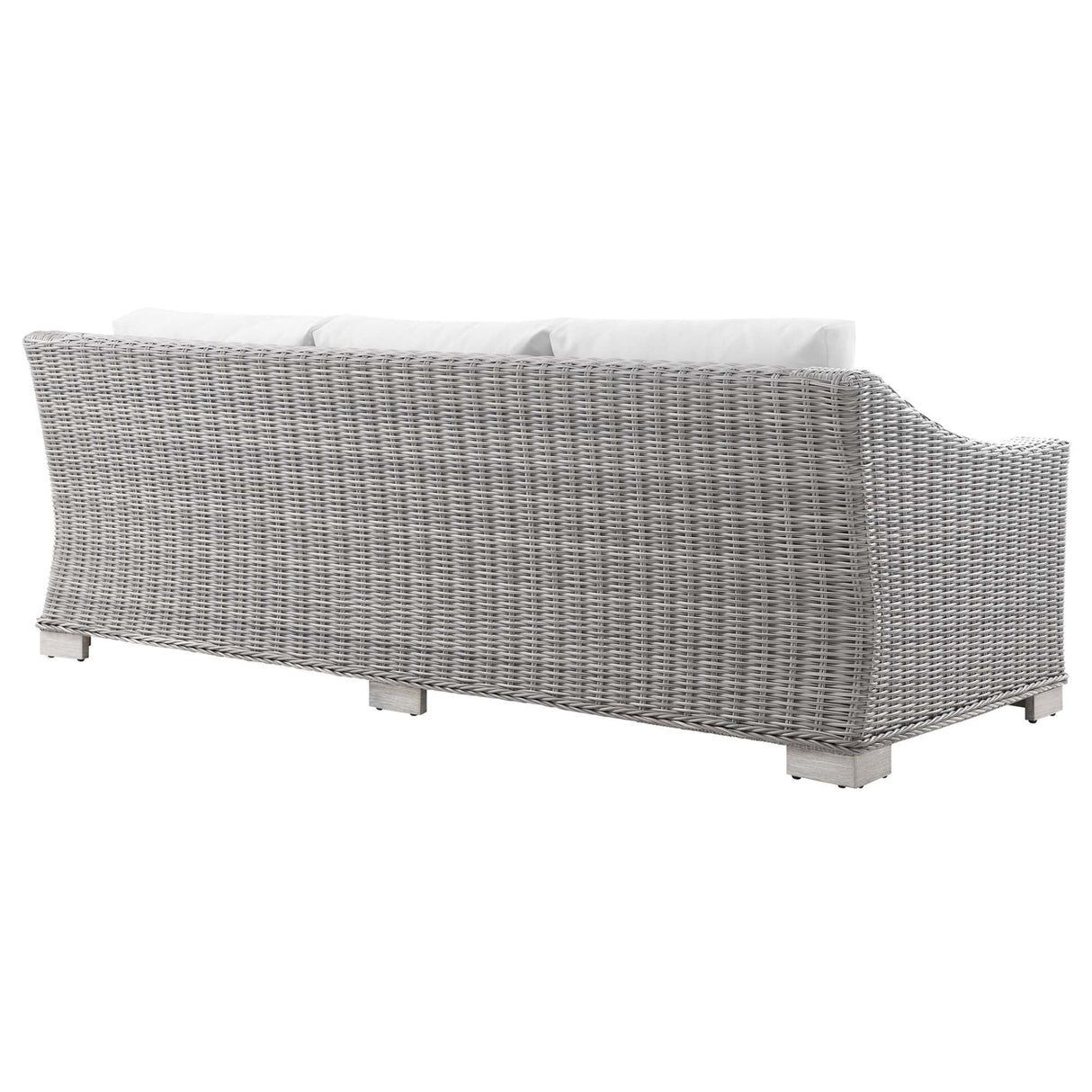 5-Piece Wicker Rattan Outdoor Patio Furniture Set with Sofa, Chairs and Table