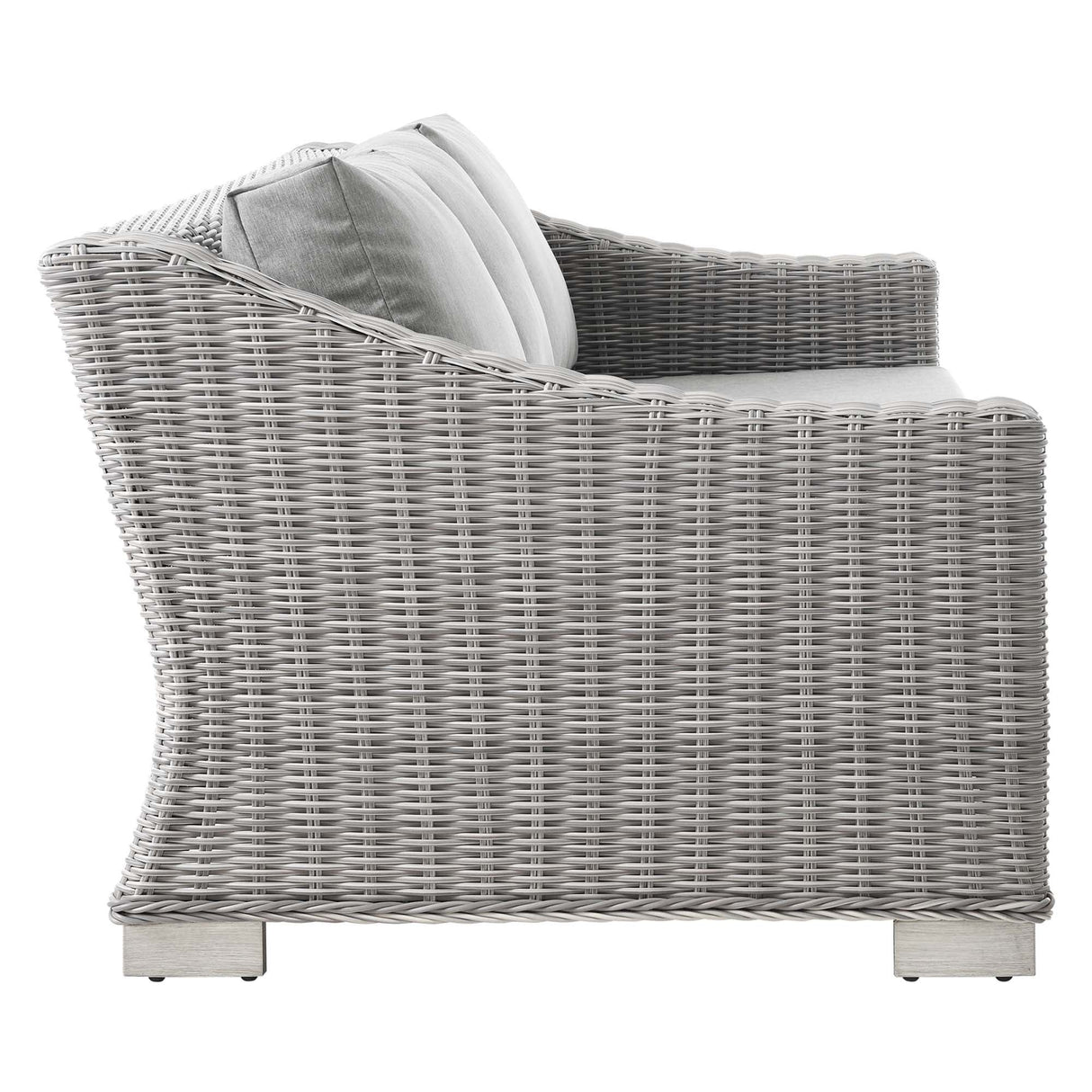 Wicker Rattan Outdoor Patio Furniture Set — Durable All-Weather Seating with Cushions
