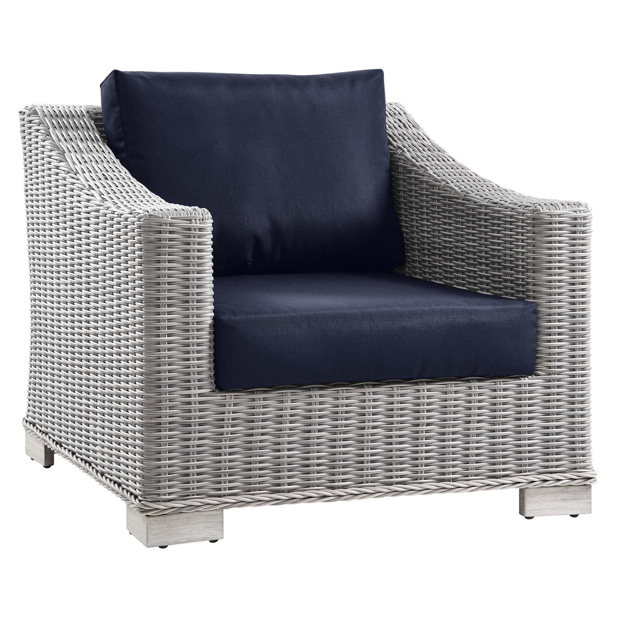 Wicker Rattan Outdoor Patio Furniture Set — Durable All-Weather Seating with Cushions