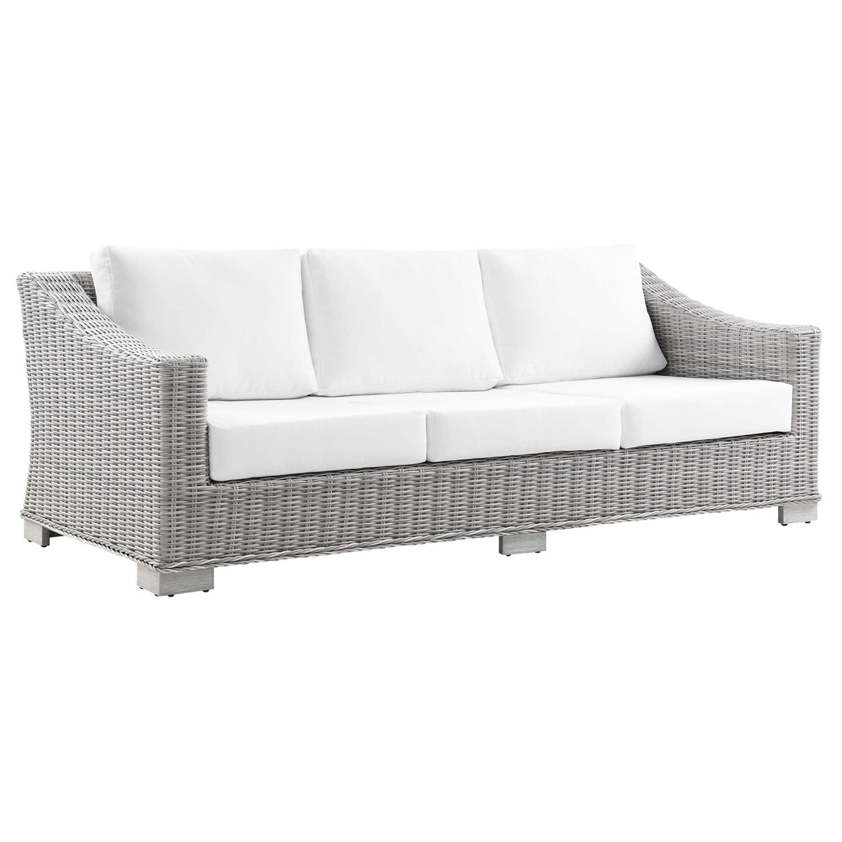 Wicker Rattan Outdoor Patio Furniture Set — Durable All-Weather Seating with Cushions