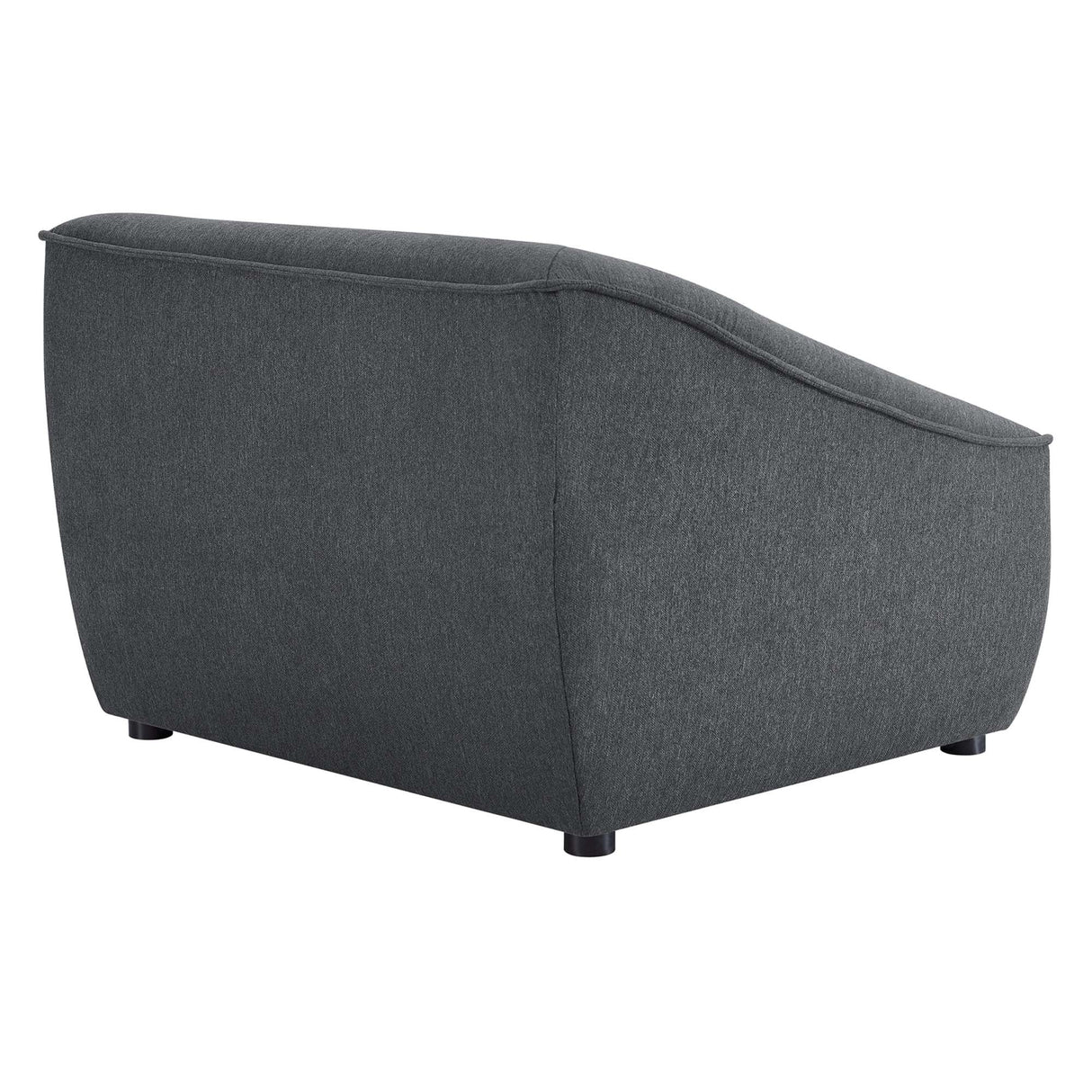 38 Inch Upholstered Fabric Armchair and Ottoman Set