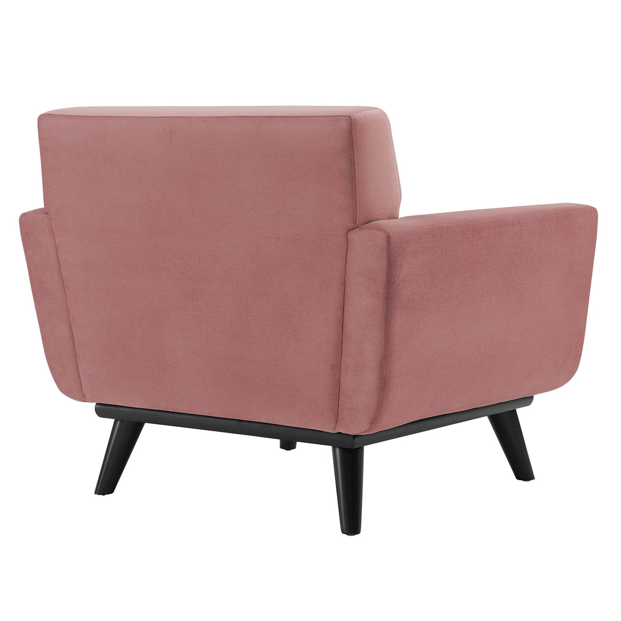 36 Inch Channel Tufted Performance Velvet Armchair