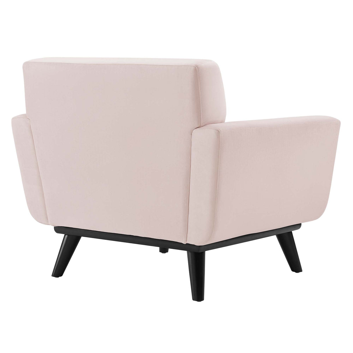 36 Inch Channel Tufted Performance Velvet Armchair