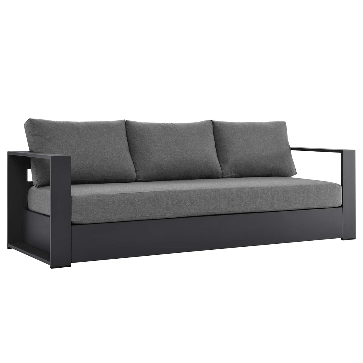 4-Piece Outdoor Aluminum Patio Set Complete Modern Dining and Seating Set for Patio