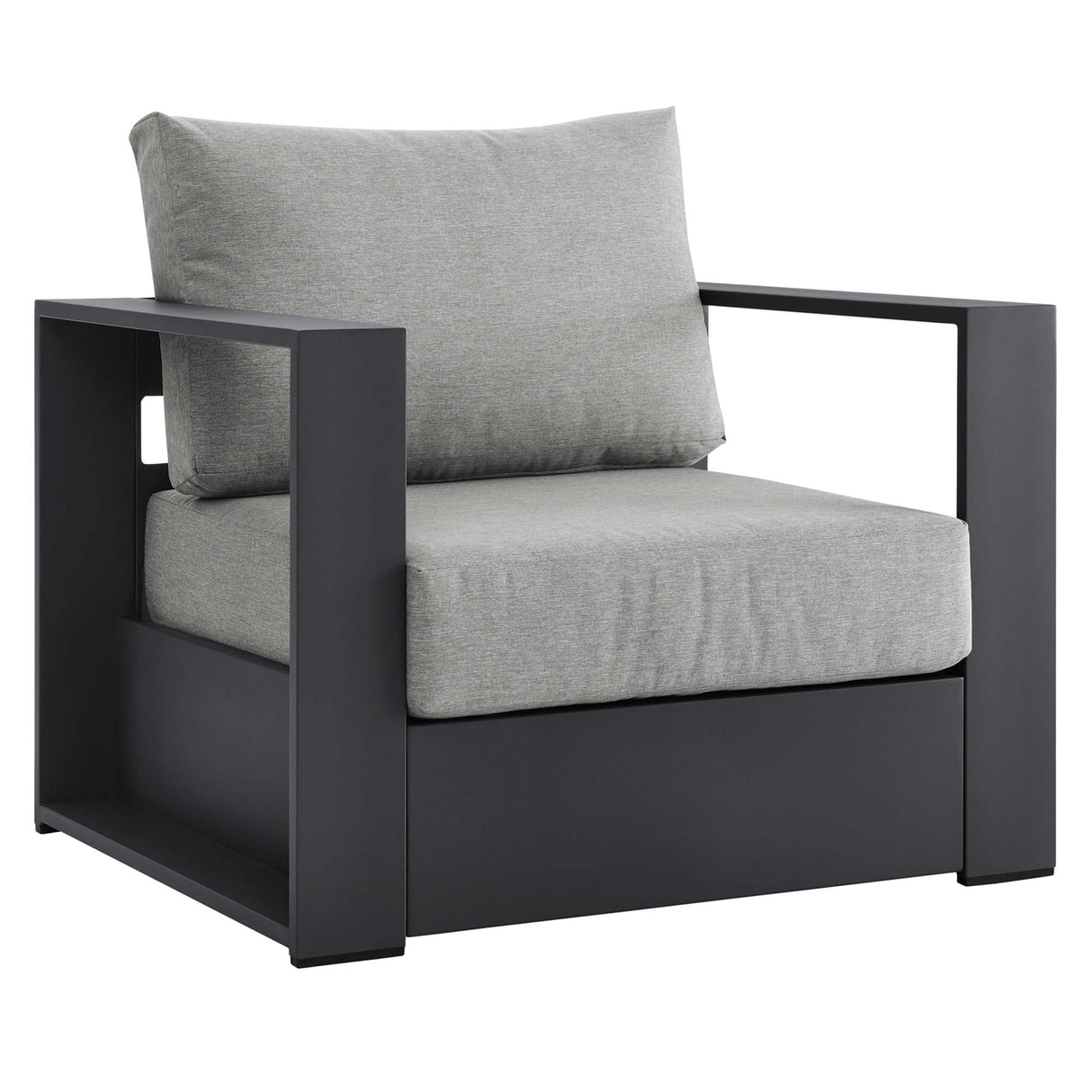 4-Piece Outdoor Aluminum Patio Set Complete Modern Dining and Seating Set for Patio