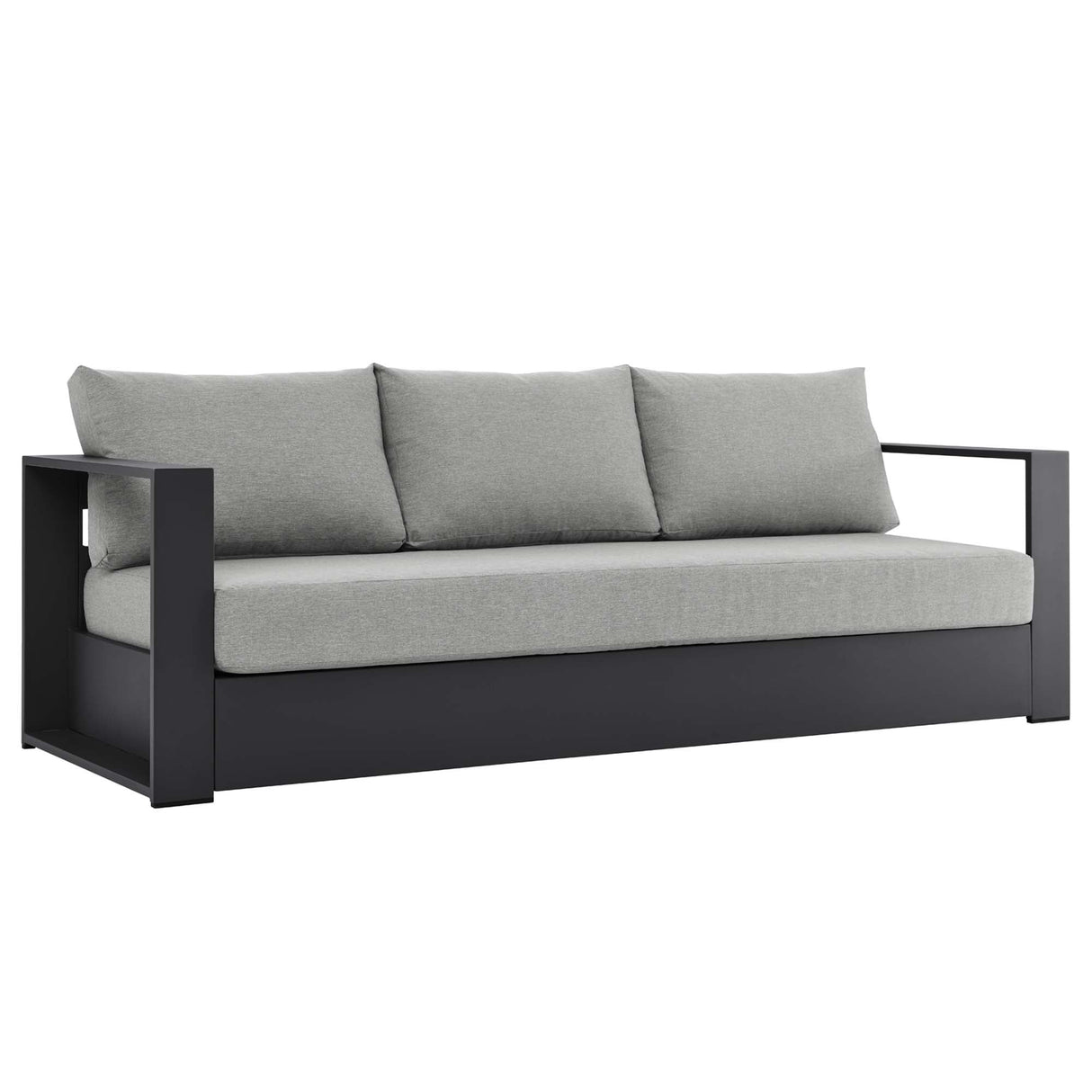 4-Piece Outdoor Aluminum Patio Set Complete Modern Dining and Seating Set for Patio