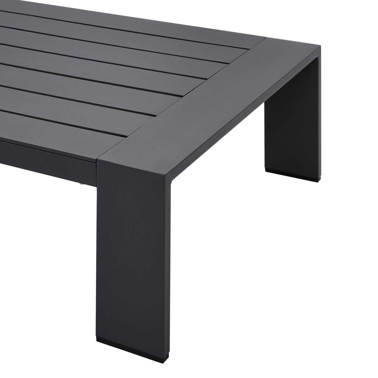 4-Piece Outdoor Aluminum Patio Set Complete Modern Dining and Seating Set for Patio
