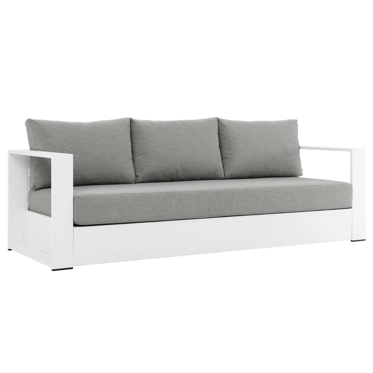 4-Piece Outdoor Aluminum Patio Set Complete Modern Dining and Seating Set for Patio