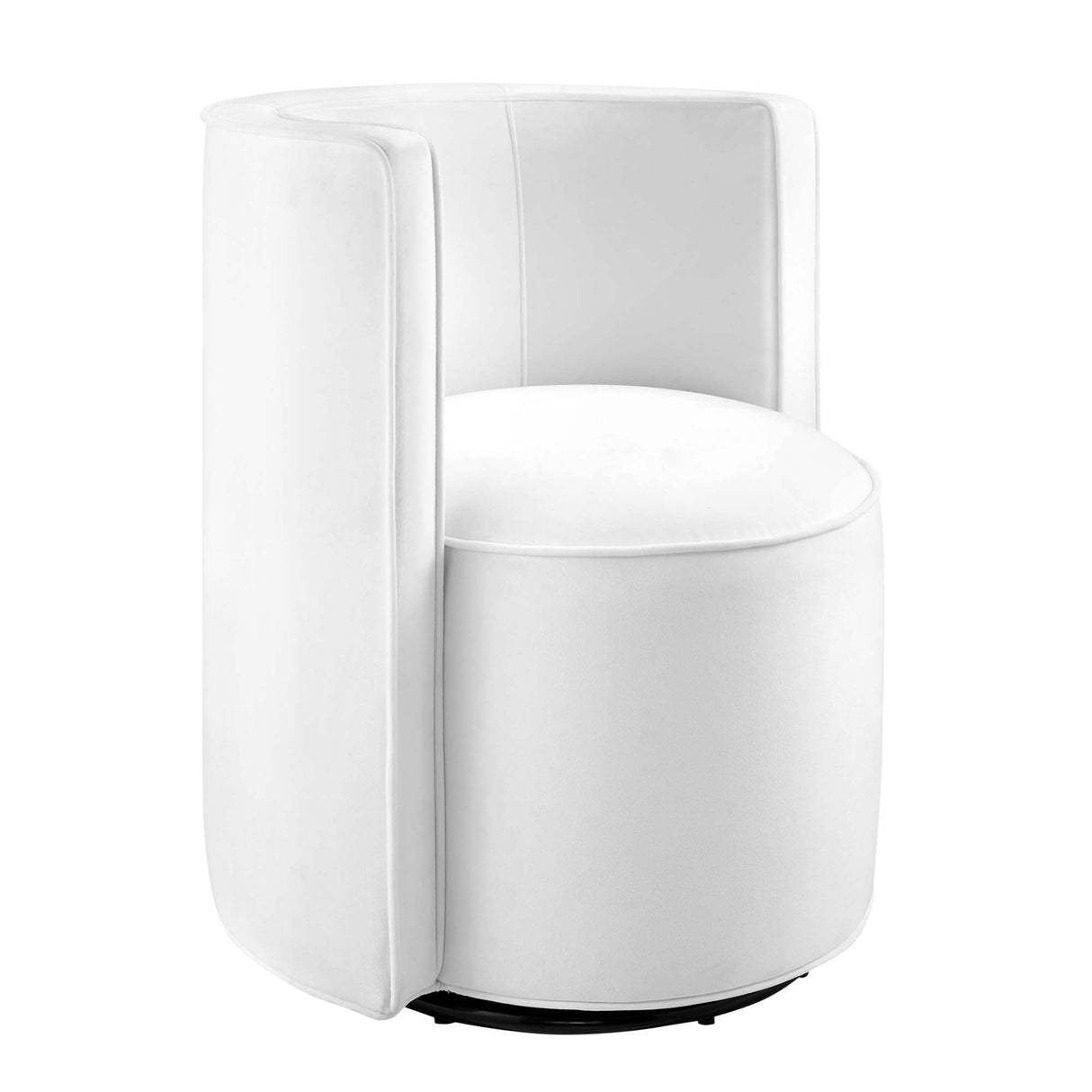 25 Inch Della Mid-Century Modern Performance Velvet Swivel Accent Chair