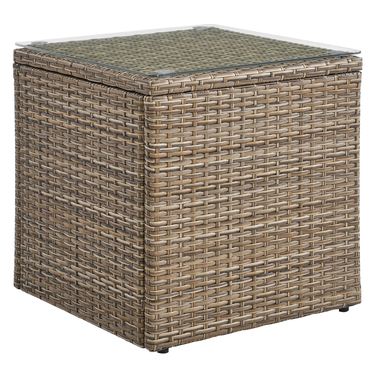3-Piece Wicker Patio Furniture Set with Cushions for Outdoor Patio and Decks