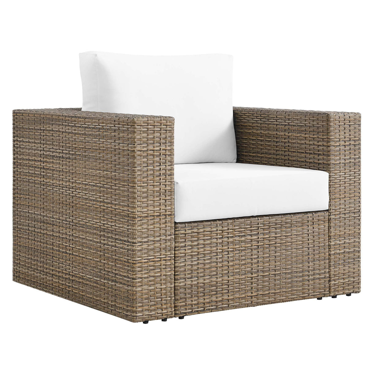 3-Piece Wicker Patio Furniture Set with Cushions for Outdoor Patio and Decks