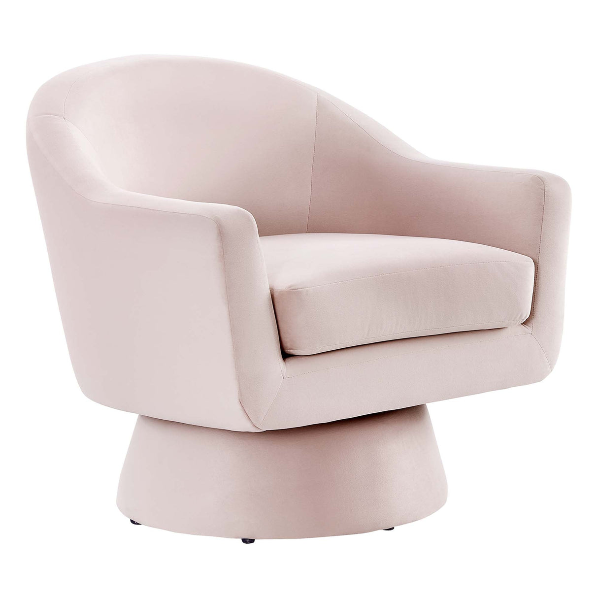 31 Inch Performance Velvet Swivel Chair
