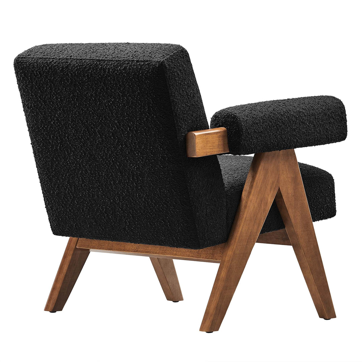 27 Inch Modern Boucle Fabric Upholstered Armchairs - Set of 2