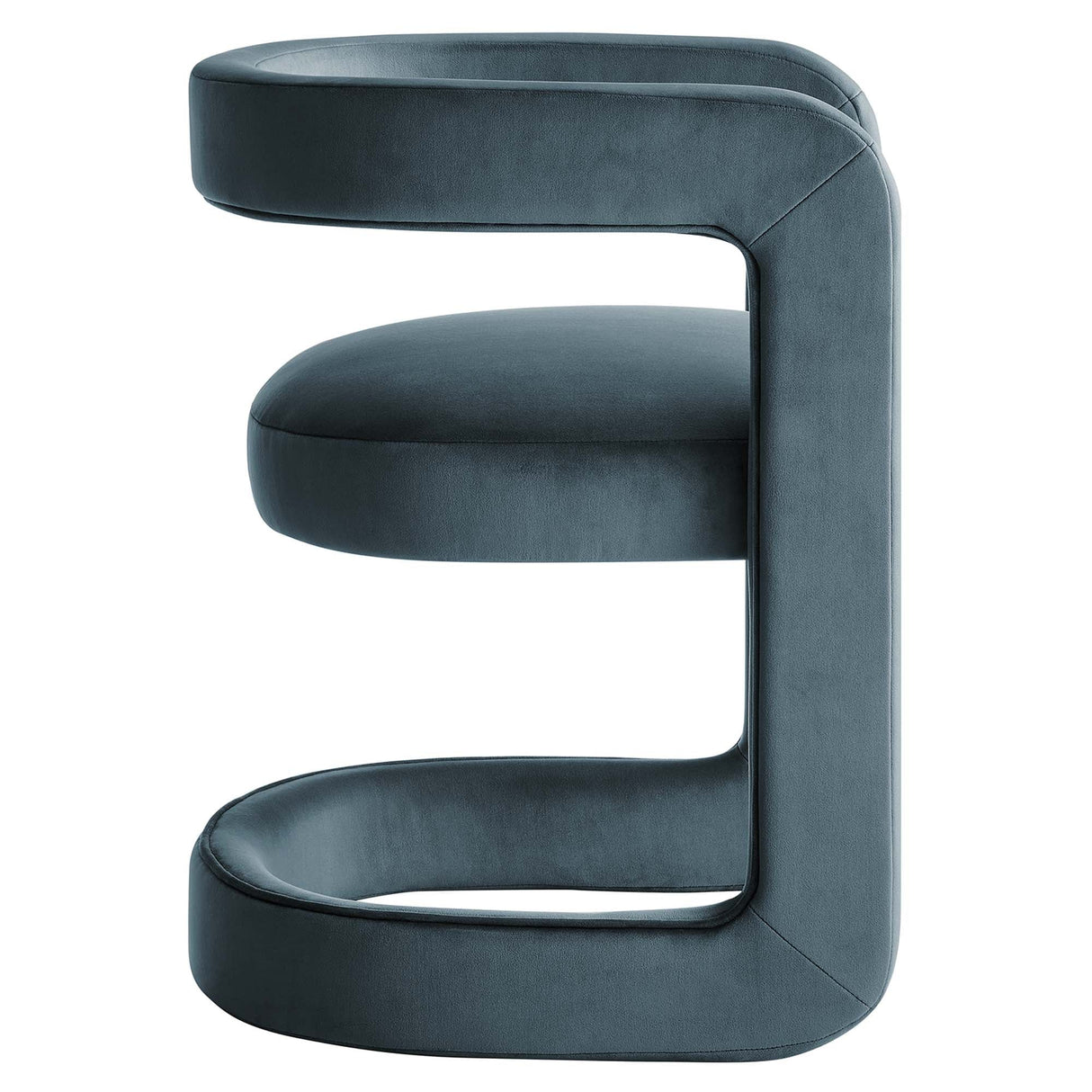 23 Inch Performance Velvet Barrel Accent Chair