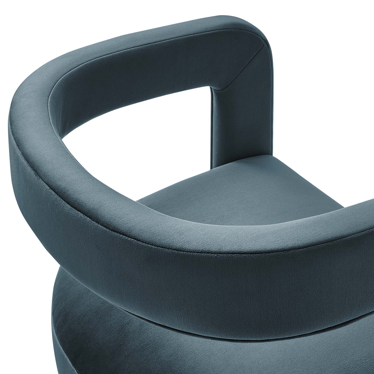 23 Inch Performance Velvet Barrel Accent Chair