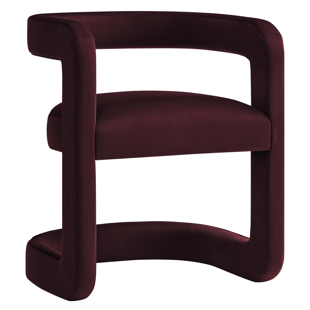 23 Inch Performance Velvet Barrel Accent Chair
