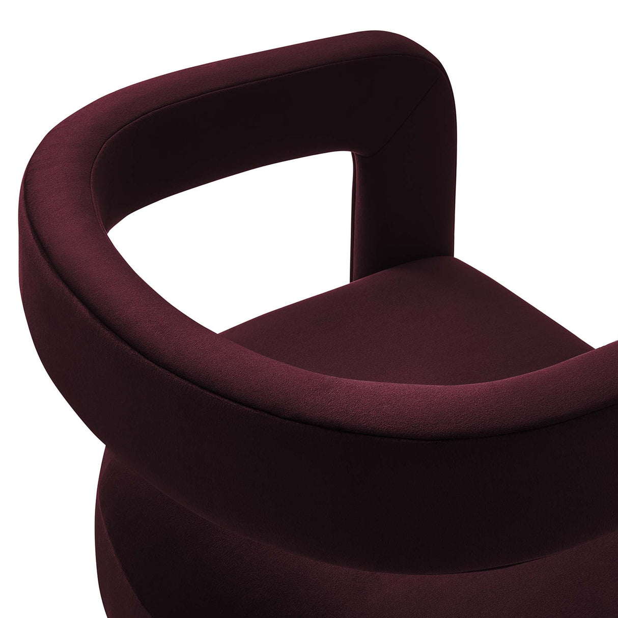 23 Inch Performance Velvet Barrel Accent Chair