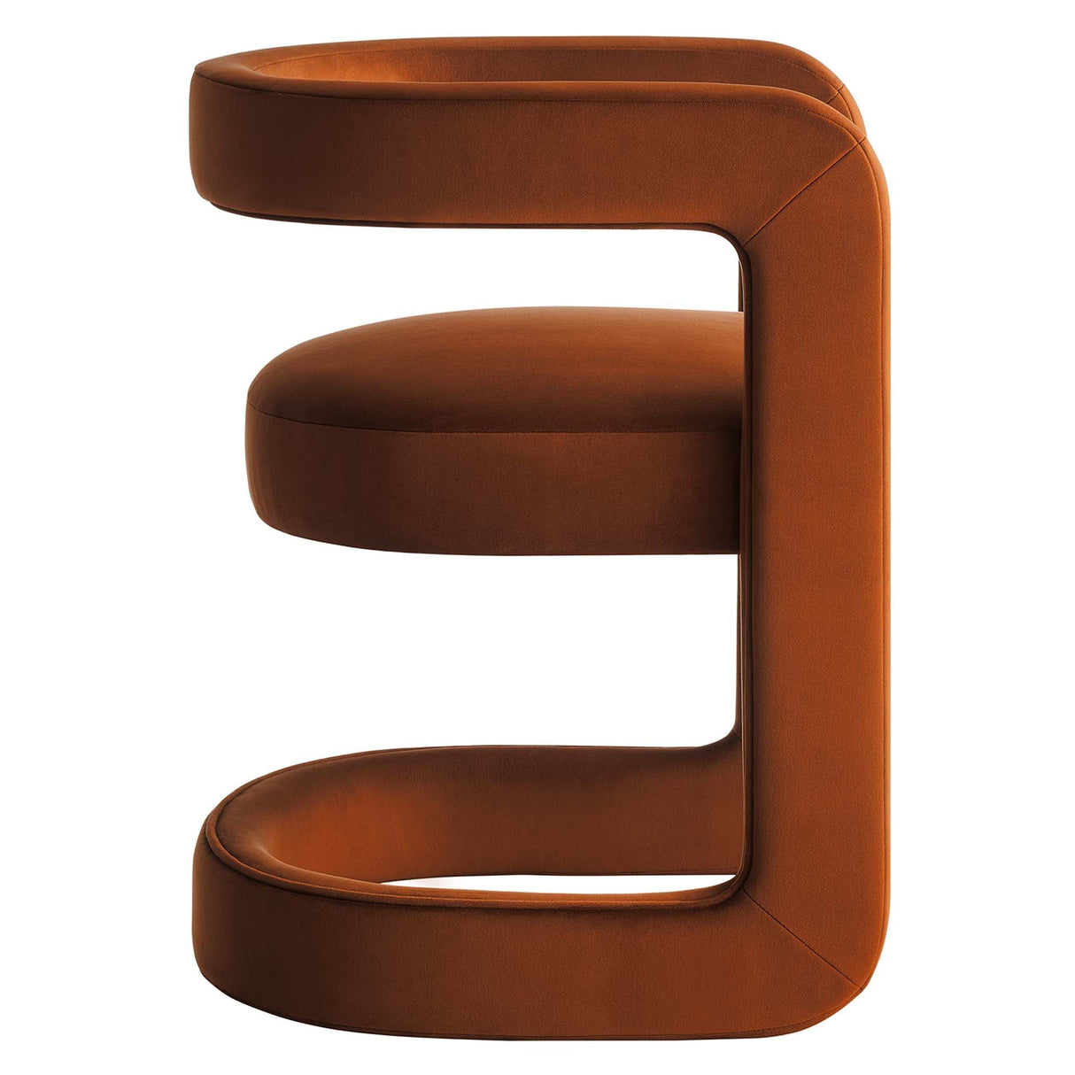 23 Inch Performance Velvet Barrel Accent Chair