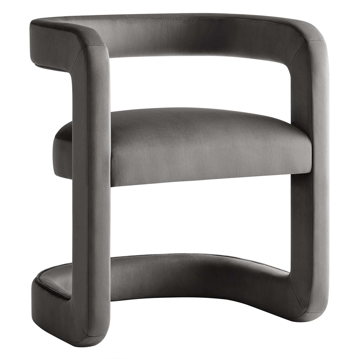 23 Inch Performance Velvet Barrel Accent Chair