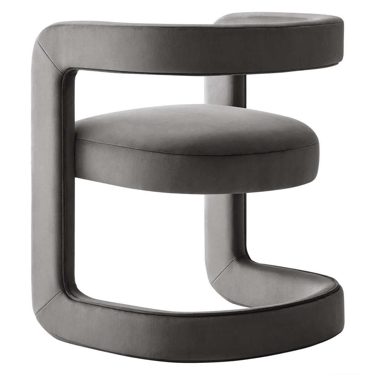 23 Inch Performance Velvet Barrel Accent Chair