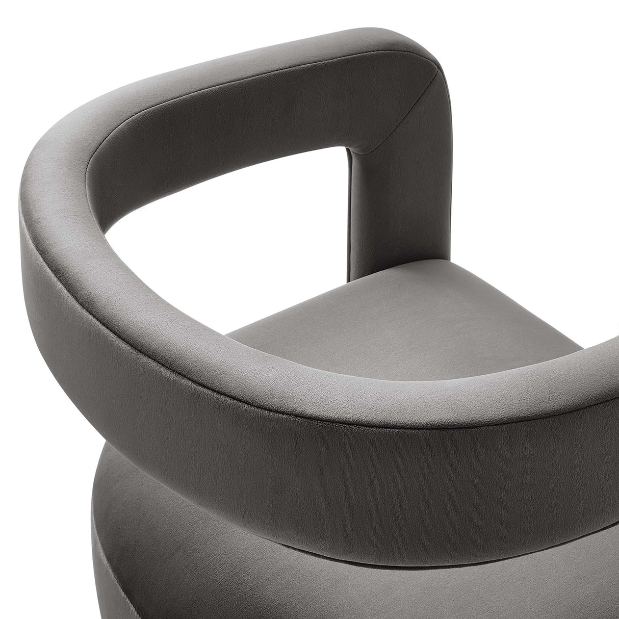 23 Inch Performance Velvet Barrel Accent Chair