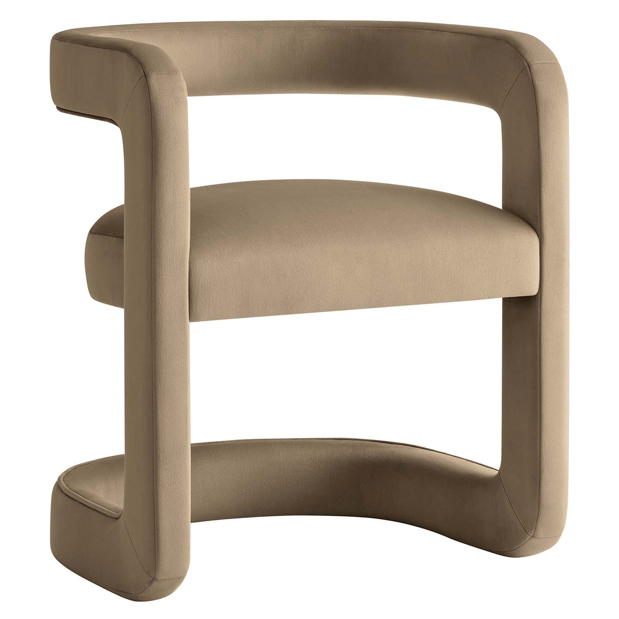 23 Inch Performance Velvet Barrel Accent Chair
