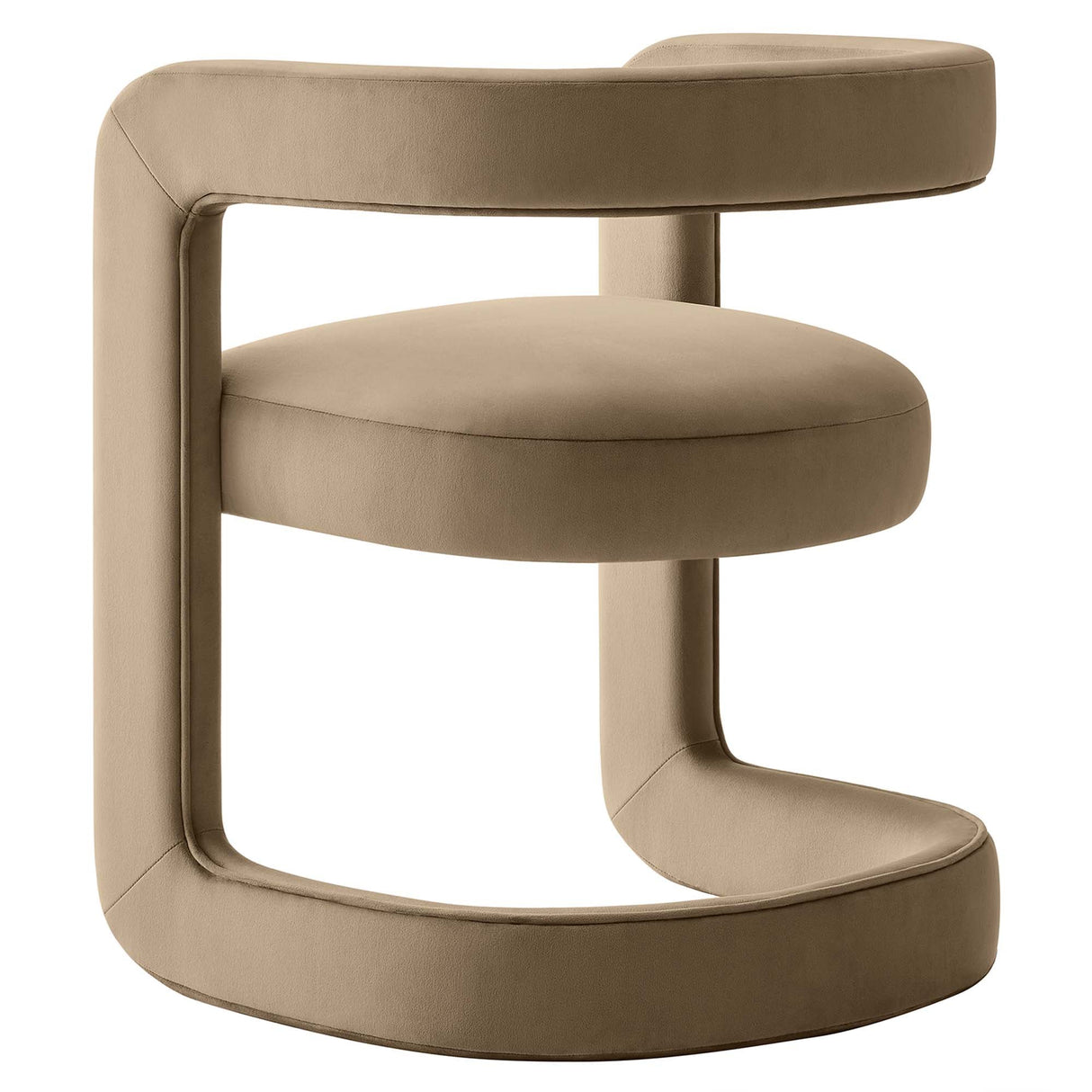 23 Inch Performance Velvet Barrel Accent Chair