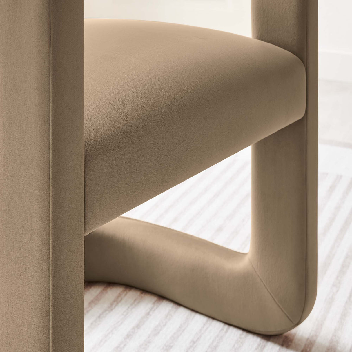 23 Inch Performance Velvet Barrel Accent Chair