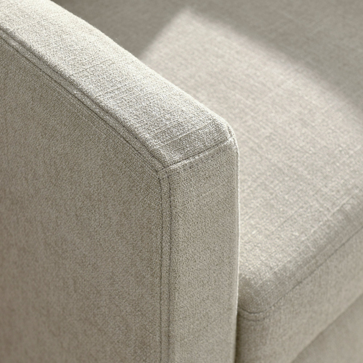 30 Inch Modern Fabric Slipcovered Swivel Armchair