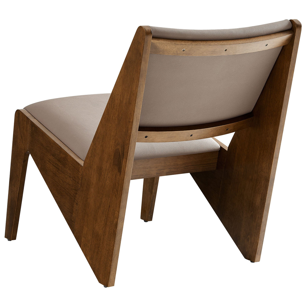 20 Inch Vegan Leather Accent Chairs Set of 2