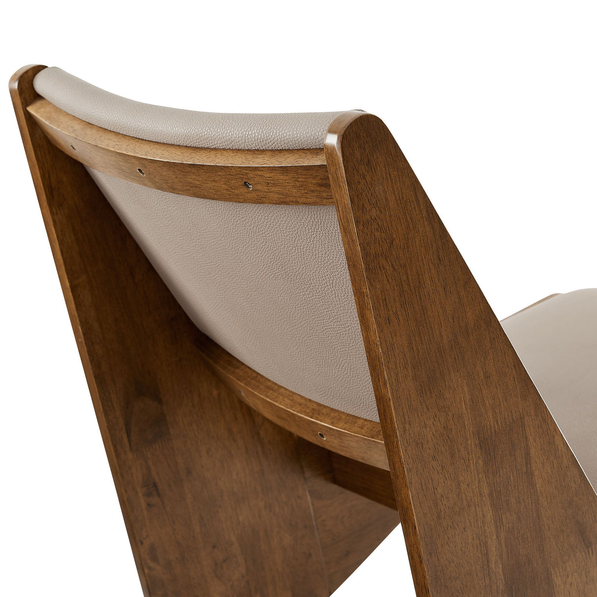 20 Inch Vegan Leather Accent Chairs Set of 2