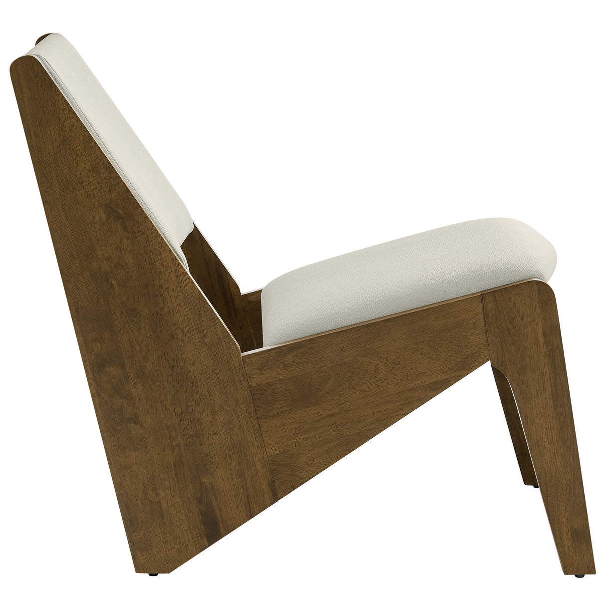 20 Inch Vegan Leather Accent Chairs Set of 2