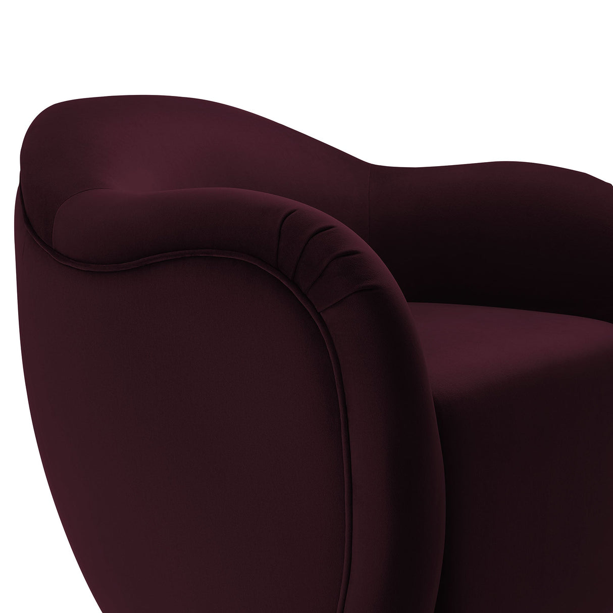 31 Inch Performance Velvet Swivel Armchair