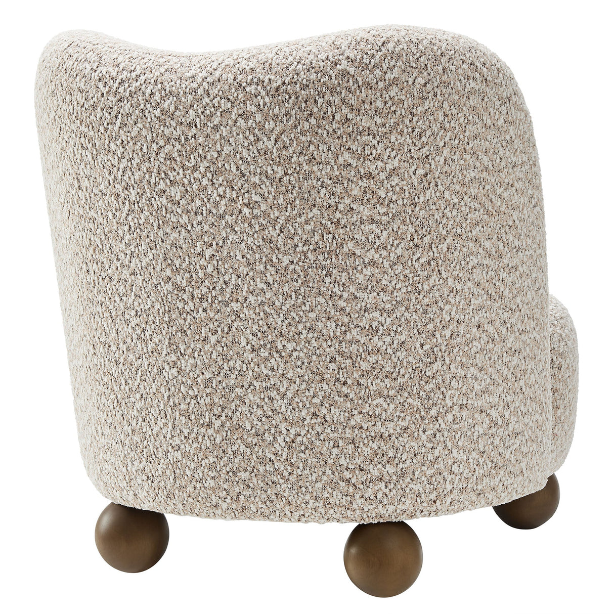 28 Inch Boucle Fabric Accent Chair