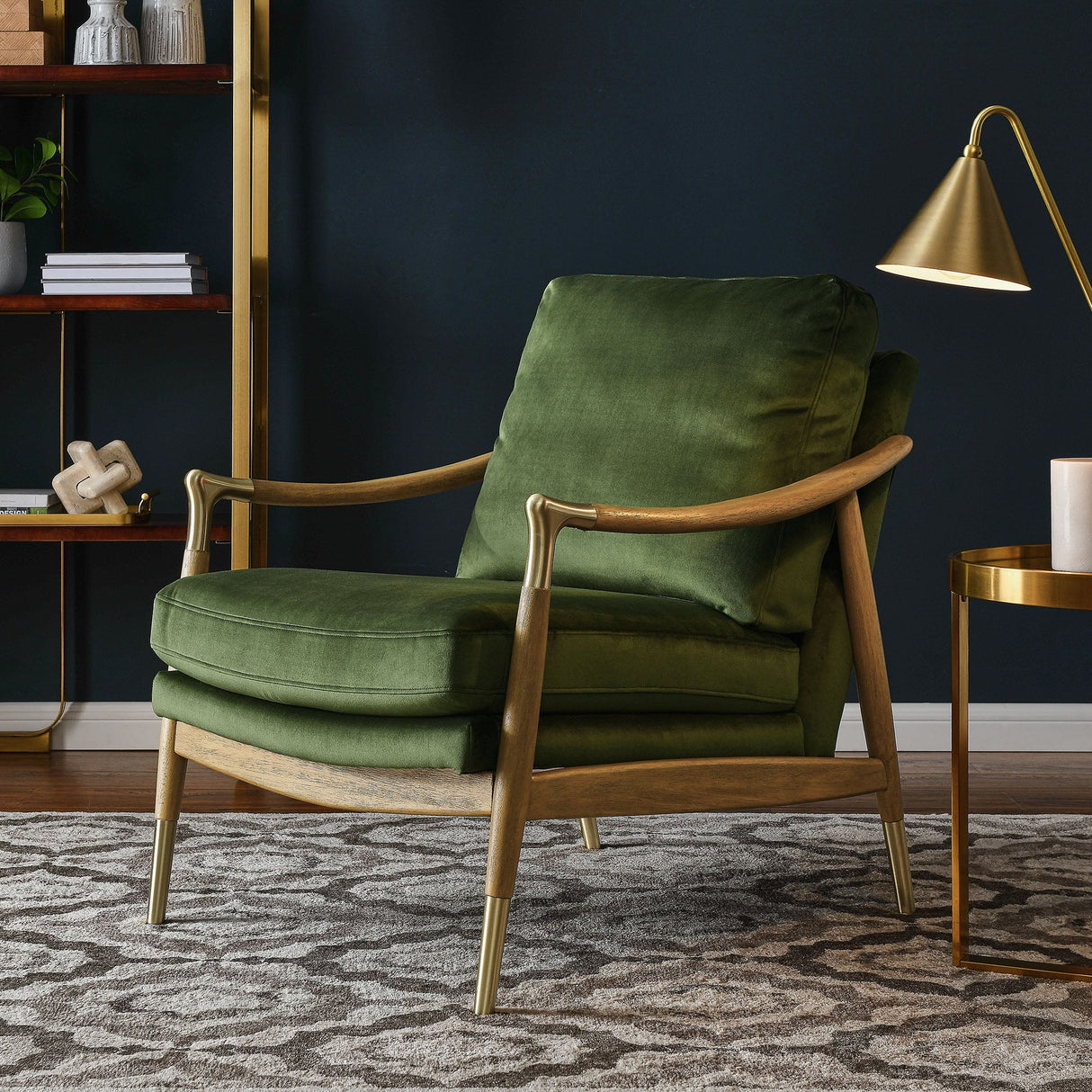 28 Inch Performance Velvet Accent Armchair