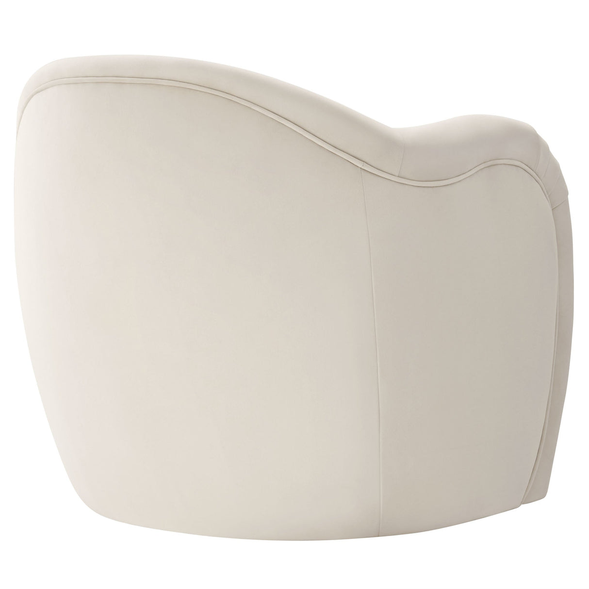 31 Inch Performance Velvet Pleated Barrel Accent Chair