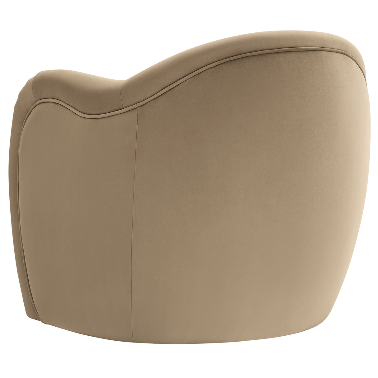 31 Inch Performance Velvet Pleated Barrel Accent Chair